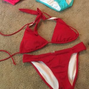 Red bikini set. Great condition ( Victoria secret)